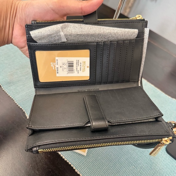 Michael Kors Jet Set Travel Large Double Zip Wristlet wallet - Picture 4 of 8